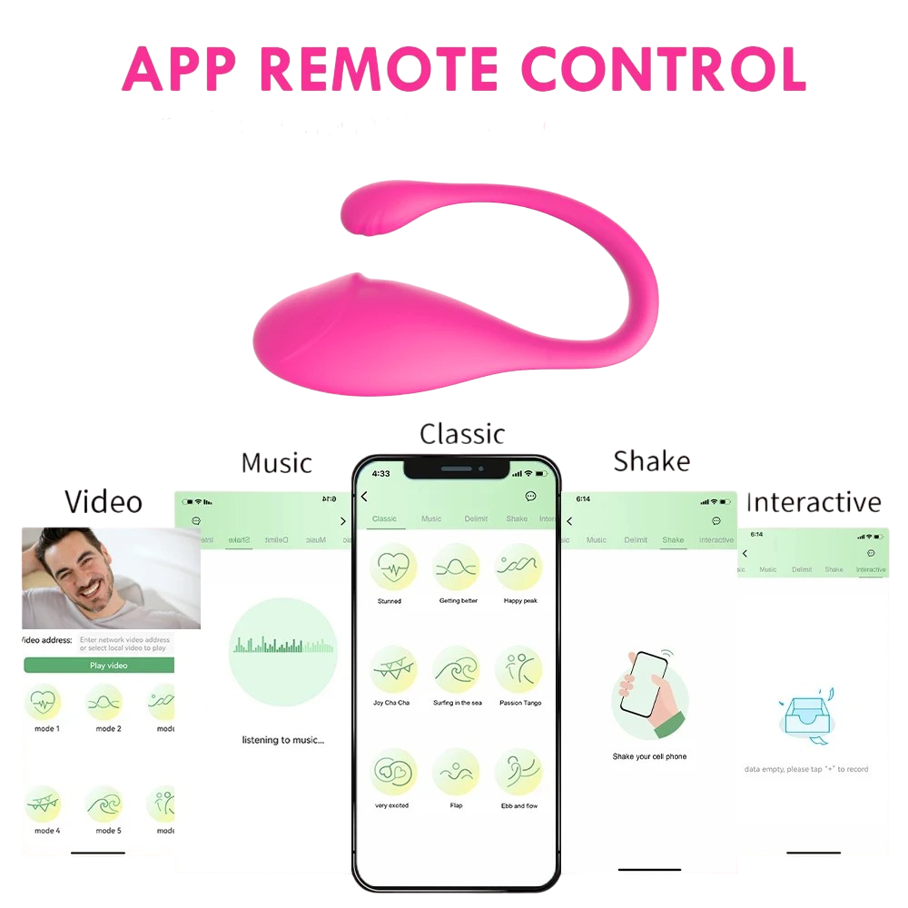 CliPulse Connect Pearl - Oeuf Vibrant télécommandé sans fil