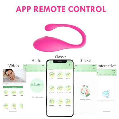 CliPulse Connect Pearl - Oeuf Vibrant télécommandé sans fil